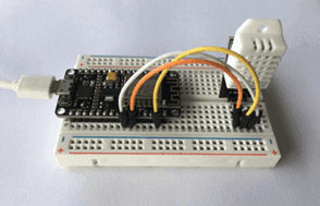 Microcontroller and temperature sensor
