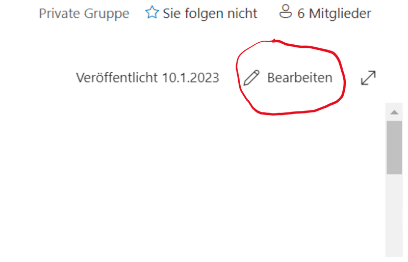 Webseite bearbeiten